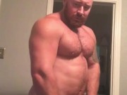 Sexy Big Dick Musclebear Flexing Naked P1 Hot Alpha Bear OnlyfansBeefBeast