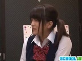 Japanese teen is fucked after class