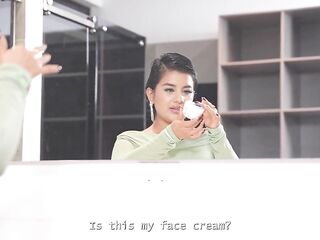 I discover in my bath a football player with a large BBC who ended up in my throat