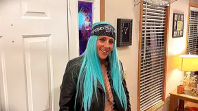 Hot Biker MILF gets fucked at Halloween party
