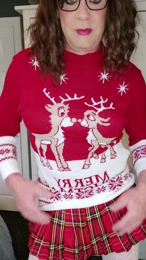Christmas crossdressing  fun