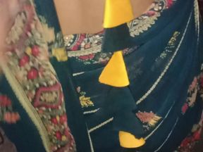 Beautiful Bhabhi in the village kitchen, left as a horse