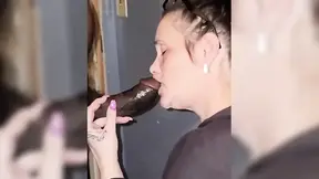 Super Gumjob and Massive Cumshot for Pink Glitter Nail Stepmom