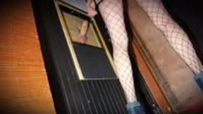 Gloryhole Godess Red Cat Teasing Big Dick Stranger Untill Sloppy Facial - RedCatsRoom