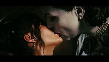 Cyberpunk 2077 meets Resident Evil in a steamy AI-generated scene