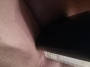 Masturbating with my brush