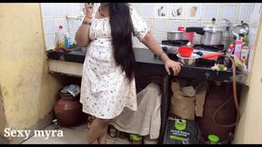 Stepmom&#039;s new dress mai chudayi kichen mai