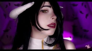 Albedo daripada Genshin Impact melancap dengan Hitachi dan kemudian mendapat fucked doggystyle