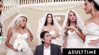 ADULT TIME - Big Titty MILF Brides Discipline Big Dick Wedding Planner With INSANE REVERSE GANGBANG