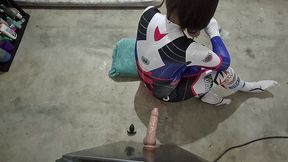 mega full version: defeated shemale dva superheroine filmed fucking her huge ass fucked with a fat bwc dildo and getting anal creampies