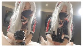 Azur Lane, Sexy Race Queen Prinz Eugen Cosplayer get Fucked, Crossdresser Ladyboy Hentai Cosplay 9