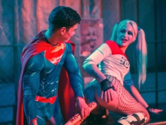 Superman Shoves Harley Quinns Bat into His Anus