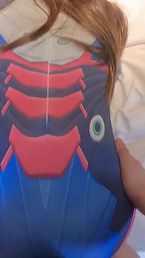 Overwatch D.va gets fucked, Hentai Cosplayer crossdresser ladyboy part.10   Clip 1