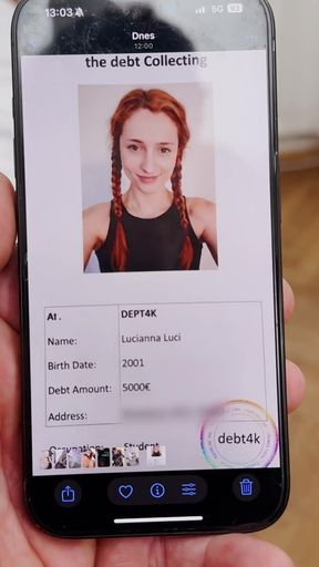 The young Bride didn't have the money to pay off her Debts, so she sold herself