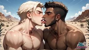 Unleash the Fever of the Sahara with This Naughty Gay Sex Soiree in the Desert! Get Well-prepped for Horny, Super-sexy