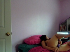 Close up teen masturbation