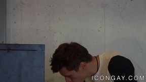 Rimming and sensual anal fucking with two smooth homos
