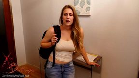 Amateur Teen MILF Anal Blowjob While Parents Away