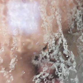 Caught stepmom fucking her dildo in the shower