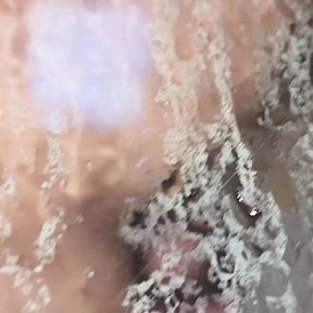 Caught stepmom fucking her dildo in the shower