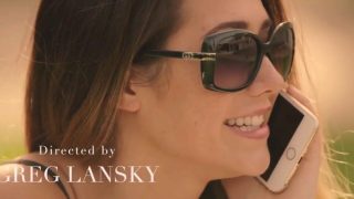 Trekant, munnsex – Amerikanske Eva Lovia blir rumpet og får en rotete creampie