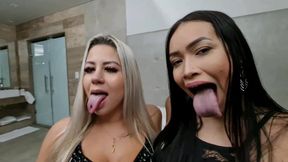 BIG TONGUE TRAINING: BLONDE x ASIAN - VOL # 477 - KYARA NISSEI x BEATRIZ SAMPAIO - CLIP 01 - NEW MF APR 2022 - never published - Exclusive Girls