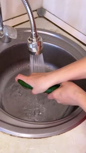 Naughty Cucumber! He Fucked Me in All Holes!