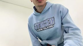 TWINK BOY PLAYING WITH HIS PUSSY TOY