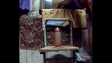 This huge cock made my anus gape! I almost tore my ass!