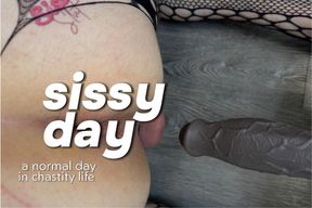 sissy chastity day 2