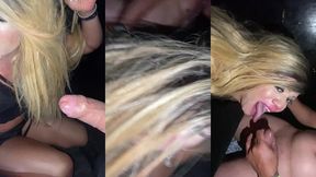 levando pica e bebendo leite na balada