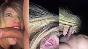 levando pica e bebendo leite na balada