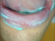 tongue colorido, fetiche lengua larga, sloopy, hard, mojado