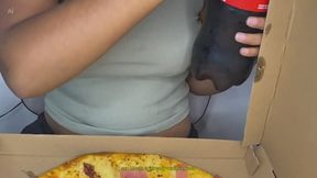 CAN I FINISH THEM? I ate 2 BOXES of PIZZA by myself | Challenge+burp