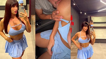 I went to the gym and got fucked real good in the car. The best cum ever!