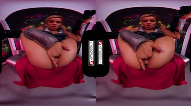 Haley Reed Jillian Janson Polly Pons Cherry Kiss latex cosplay parody compilation in VR