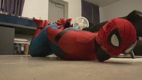Spidey in a hogtie