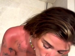 Arikytsya Gets Standing Fuck After Blow In Bathroom