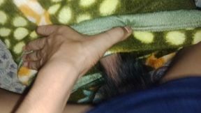 A boy fuck with the blanket