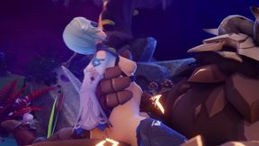 Eula Shows The Lawachurl Some Mercy After His Defeat