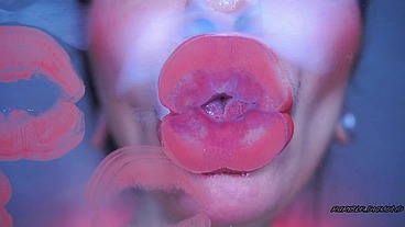 Bright Pink Lipgloss Halloween Kiss – Sticky Dream Marks