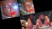 Squirrel Mix 100 Men Semen Facial Cum Fantasy Pouring Cum of 100 Men Fuckface Cumdump Silicone Doll Cum Play Bukkake Gokkun Facials Soaked Face