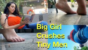 Big Girl Crushes Tiny Men 4K - Giantess Barbara