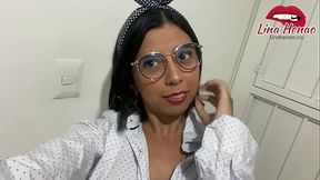 I tell my neighbor to fix my computer &mdash;  I pay him by sucking his dick and letting him put his whole dick in my pussy &mdash;  I'm a hot bitch with a big ass