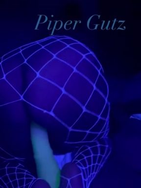 Piper rides glow in the dark horse dildo and cums loudly multiple times!