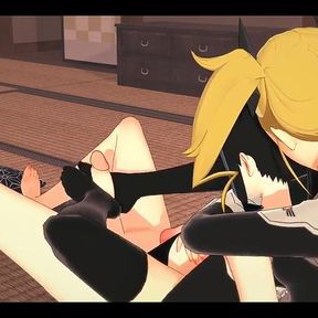 Kikoru's Wild Ride: Mina Ashiro's Futanari Footjob and Fuck in Kaiju N8 Hentai - Asian Japanese Manga Anime Hentai 3D Porn