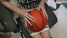basketball ball against nails, which is stronger?