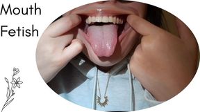 opening my enormous mouth for you in close-up..