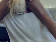 Blonde Teen Face Fuck  And Piss (Onlyfans @blondie_dread for personal content)
