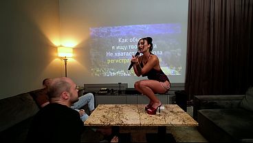 Two rich CEOs heard me sing then decided to fuck me instead
